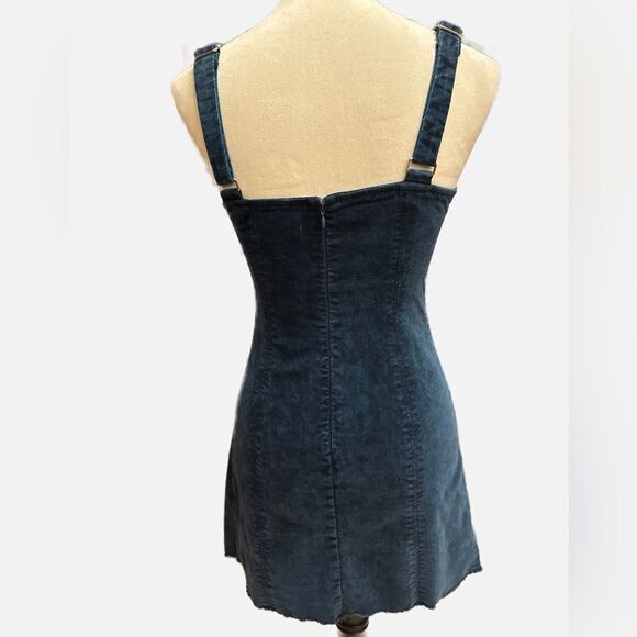 Whiskey Grade soft denim dress w/ adjustable straps and silver hardware detail - Picture 2 of 8